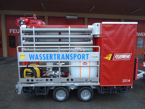 Schlauchverlegeanhänger